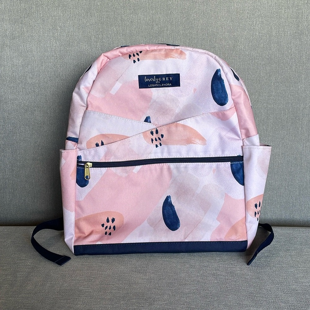 Logan and Lenora x Loverly Grey backpack